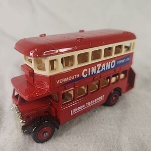 Lledo Days Gone Double Decker Bus London Transport Cinzano Made In England